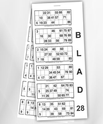S-bingo hæfter 28 blade