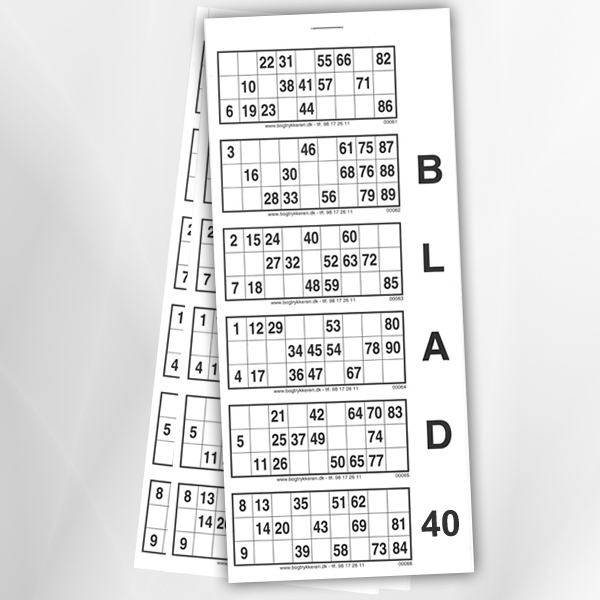 Bankohæfter 40 blade