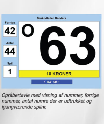 Bingoprogram til Bingo 75